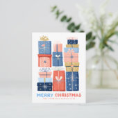 Frohe Farbige Weihnachten  (Stehend Vorderseite)