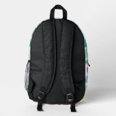 Frohe Farbpalette - Sommer Bedruckter Rucksack (Rückseite)