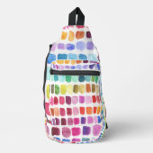 Frohe Farbpalette - Sommer Crossbody Bag (Vorderseite)