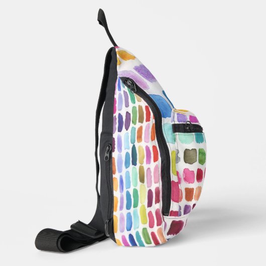 Frohe Farbpalette - Sommer Crossbody Bag (Linke Seite)