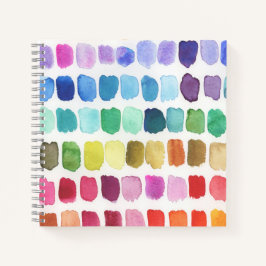 Frohe Farbpalette - Sommer Notizblock