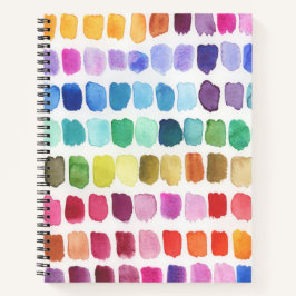 Frohe Farbpalette - Sommer Notizblock