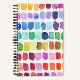 Frohe Farbpalette - Sommer Notizblock