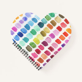 Frohe Farbpalette - Sommer Notizblock