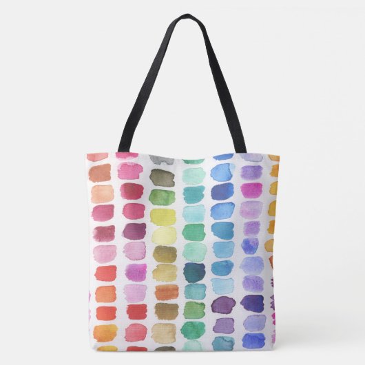 Frohe Farbpalette - Sommer Tasche (Rückseite)