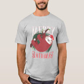 Frohe Faultiermas T-Shirt (Vorderseite)