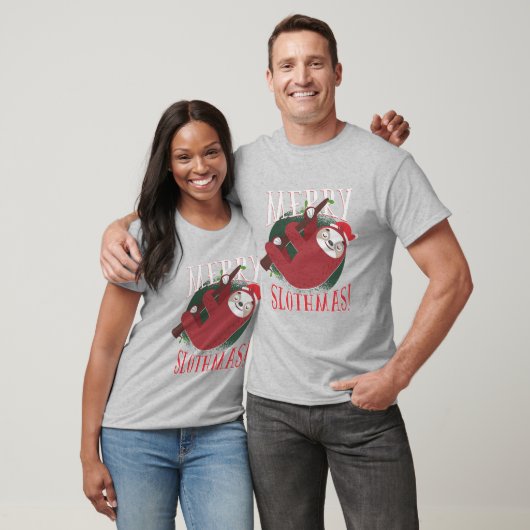 Frohe Faultiermas T-Shirt (Unisex)