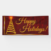 Frohe Feiertage Banner (Horizontal)