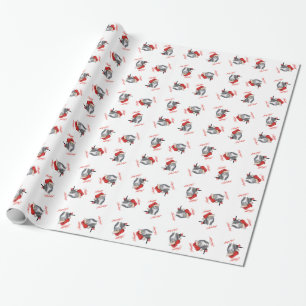 Frohe Feiertage CAT Geschenkpapier