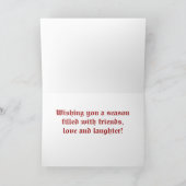 Frohe Feiertage Clifford Karte (Innenseite)