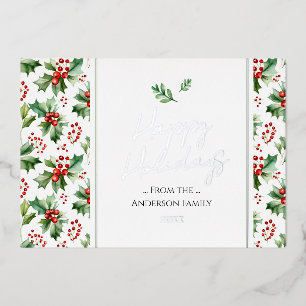 Frohe Feiertage Einfache Weihnachtsbeere