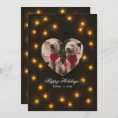 Frohe Feiertage! Einladung (Vorne/Hinten)