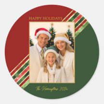 Frohe Feiertage Elegante Farbige Foto Weihnachten