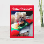 Frohe Feiertage Feiertagskarte (Vorderseite)