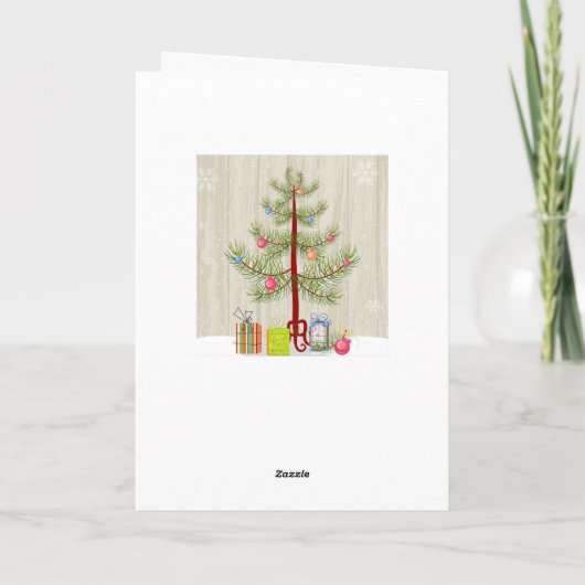 Frohe Feiertage Feiertagskarte (Rückseite)