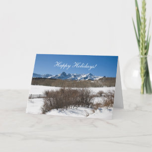 Frohe Feiertage! Feiertagskarte