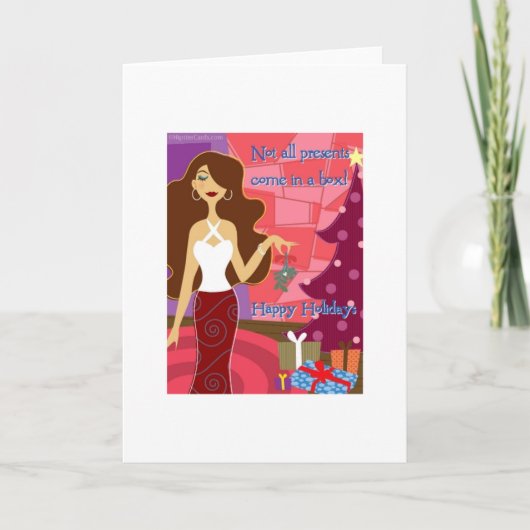 Frohe Feiertage Feiertagskarte (Vorderseite)