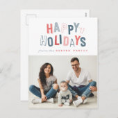 FROHE FEIERTAGE FEIERTAGSPOSTKARTE (Vorne/Hinten)