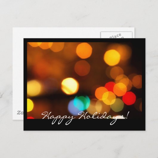 frohe Feiertage Feiertagspostkarte (Vorne/Hinten)