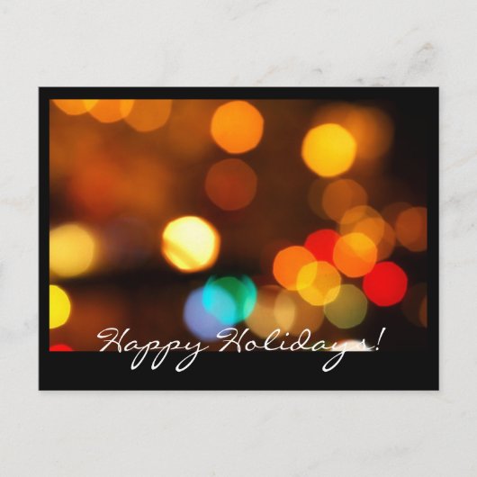 frohe Feiertage Feiertagspostkarte (Vorderseite)