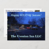 Frohe Feiertage Feiertagspostkarte (Vorne/Hinten)