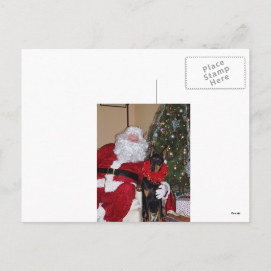 Frohe Feiertage! Feiertagspostkarte (Rückseite)