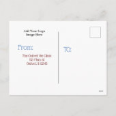 Frohe Feiertage Feiertagspostkarte (Rückseite)