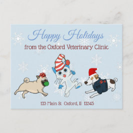 Frohe Feiertage Feiertagspostkarte