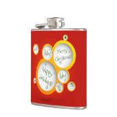 Frohe Feiertage Flachmann (Links)