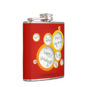 Frohe Feiertage Flachmann (Rechts)