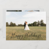 Frohe Feiertage Fotokarte Feiertagskarte (Vorne/Hinten)