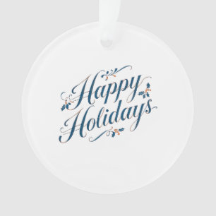 Frohe Feiertage, Fröhliche Weihnachten, Familie, N Ornament