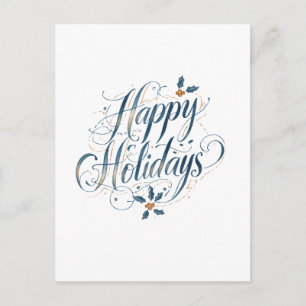 Frohe Feiertage Fröhliche Weihnachten Familie Neue Postkarte