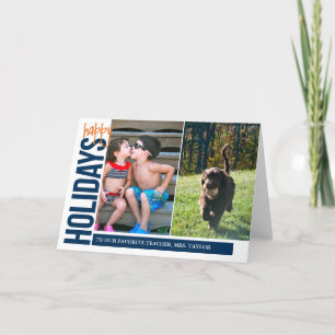 Frohe Feiertage für Sie x2 Feiertagskarte