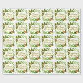 'Frohe Feiertage' Geschenkpapier (Flach)