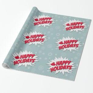 Frohe Feiertage Geschenkpapier