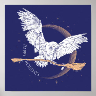 Frohe Feiertage Hedwig Lieferung Poster