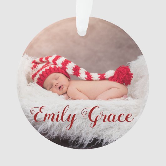 Frohe Feiertage Jahr/grüne Schneeflocke Ornament (Vorderseite)