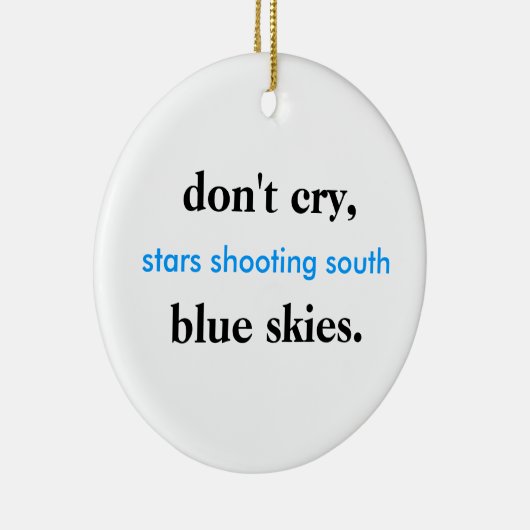 frohe Feiertage Keramikornament (Rechts)