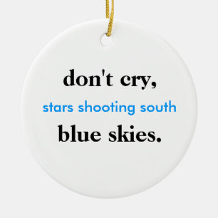 frohe Feiertage Keramikornament