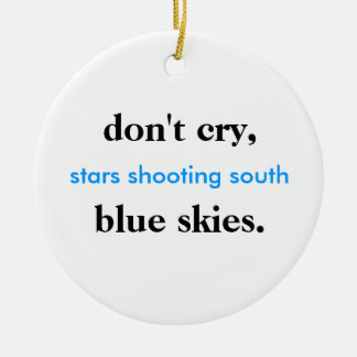 frohe Feiertage Keramikornament