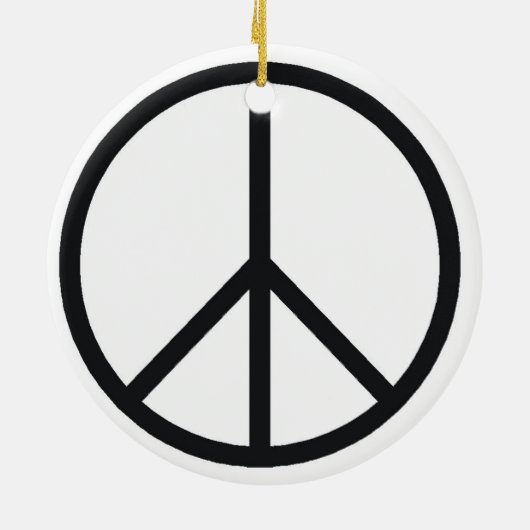 frohe Feiertage Keramikornament (Hinten)