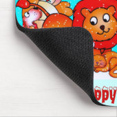 Frohe Feiertage Mousepad (Ecke)