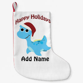 Frohe Feiertage! Niedlicher Nessie Kleiner Weihnachtsstrumpf