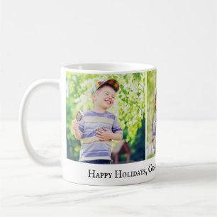 Frohe Feiertage Opa ich liebe dich 3 Foto Kind Kaffeetasse