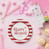 Frohe Feiertage Pappteller (Party)