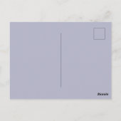 Frohe Feiertage Postkarte (Rückseite)