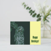 Frohe Feiertage! Postkarte (Stehend Vorderseite)