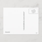 Frohe Feiertage! Postkarte (Rückseite)