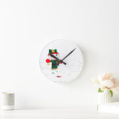 FROHE FEIERTAGE RUNDE WANDUHR (Zuhause)